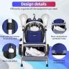 imageExtra Large Lacrosse Backpack with 2 Stick Holders Professional Lacrosse Bag for Youth with Ventilated Cleats Compartment and Insulated Pocket for All Field Hockey GearBlue
