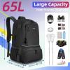 imageExtra Large Lacrosse Backpack with 2 Stick Holders Professional Lacrosse Bag for Youth with Ventilated Cleats Compartment and Insulated Pocket for All Field Hockey GearBlack