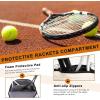 imageTennis Bag Holds 2 Rackets Professional Tennis Bags for Women Tennis Backpack with Ventilated Shoe CompartmentBeige