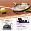 imageTennis Bag Holds 2 Rackets Professional Tennis Bags for Women Tennis Backpack with Ventilated Shoe CompartmentPurple