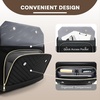 image:imageRolling Laptop Bag for Women with 4 Spinner Wheels 17 Inch Rolling Briefcase for Women with Lock Waterproof Rolling Computer Bag with 11 Pockets amp Padded Laptop Sleeve for Work Travel BlackVShaped Black  Gold Telescopic Handle