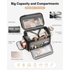 image:imageArcoyard Rolling Teacher Bag with File Teacher Tote and Detachable Trolley Large Rolling Bag for Work with 173 Inch Laptop Compartment Work Bags for Women Teaching Nurse Craft Beige BrownBlack Brown