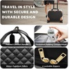 image:imageArcoyard Rolling Laptop Bag Rolling Briefcase for Women with Waterproof Pocket 16 Inch Computer Bag Luggage with MultiWheels for Work Travel Business Lightweight Beige Brown