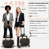 image:imageArcoyard Rolling Laptop Bag Rolling Briefcase for Women with Waterproof Pocket 16 Inch Computer Bag Luggage with MultiWheels for Work Travel Business Lightweight Beige Brown