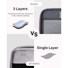 image:imageZipper Binder 3 Ring with Ita Window 3 Inch DRing Binder with Zipper and Strap Fits 14 Laptop 600 Sheets Capacity 3in1 ShoulderBackpackHandle Binder Bag for School Office Commute BlackPink Blue