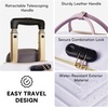 image:imageArcoyard Rolling Laptop Bag Women Rolling Briefcase for Women for Work 17 Inch Computer Bag with Wheels Fashion Flap Laptop Bag With Wheels for Work Business TSA Friendly Design Light PurpleLight Purple