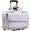 image:imageArcoyard Rolling Laptop Bag Women Rolling Briefcase for Women for Work 17 Inch Computer Bag with Wheels Fashion Flap Laptop Bag With Wheels for Work Business TSA Friendly Design Light PurpleLight Purple